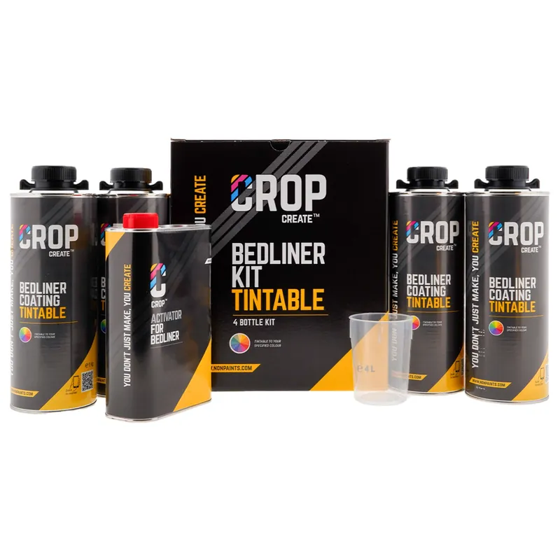 Nu Kopen CROP 2K Bedliner AANKLEURBAAR 4 liter Set + Verharder